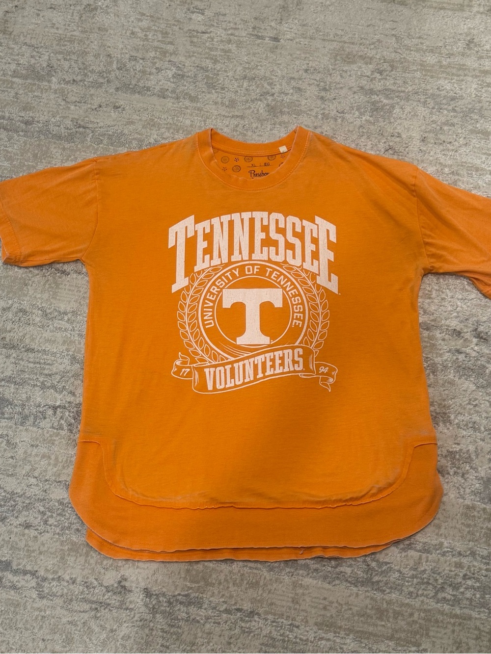 Pressbox Orange Tennessee Volunteers Graphic Tee